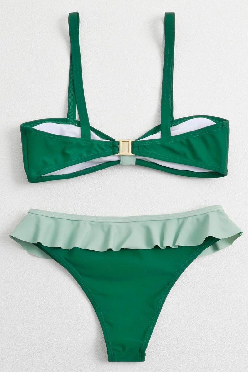 Bikini ruffle trim