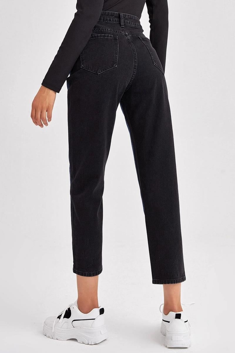 Jeans color block fly