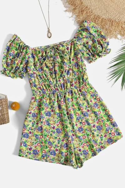 Enterizo floral all over