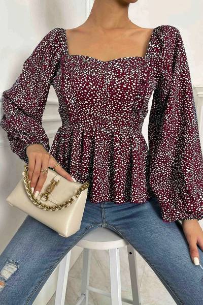 Blusa seetheart peplum