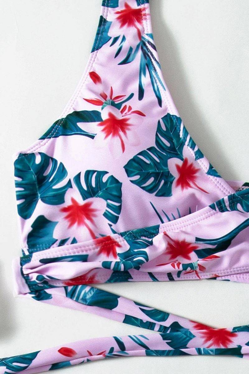 Bikini floral wrap