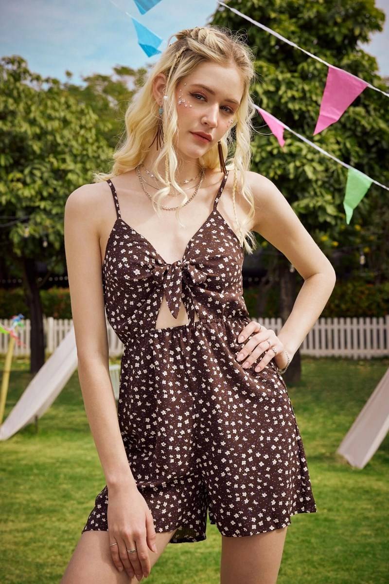 Enterizo ditsy floral