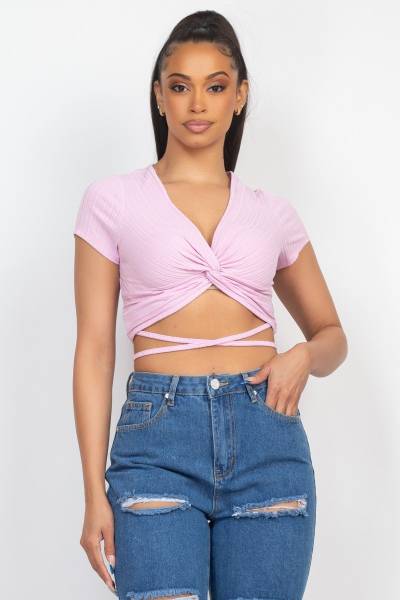 Blusa twisted tie